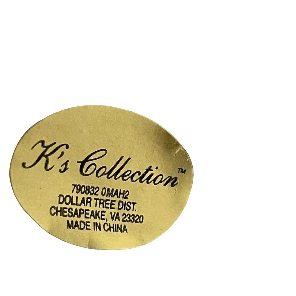 Vintage K's Collection‎ Collectible Fish Figurine Sculpture Ceramic Multi